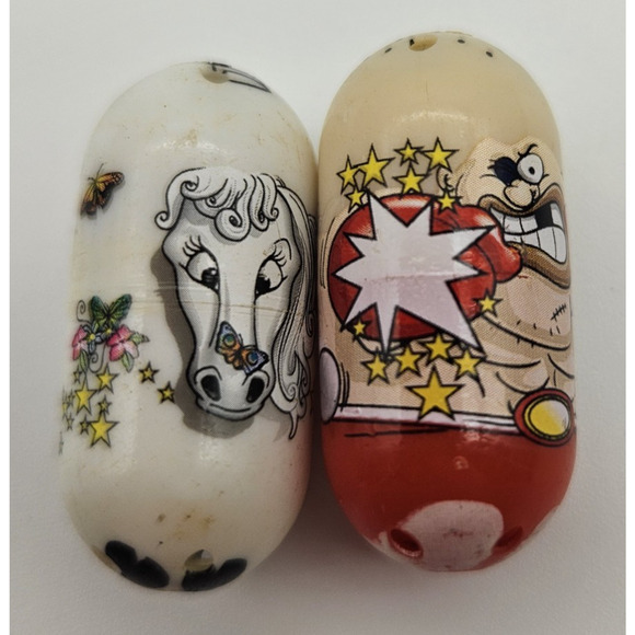 Mighty Beanz LOT OF 14 Frankenstein Unicorn Pirate Monkey Wizard Bear Boxer - Picture 9 of 10